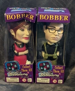 The Osbournes Bobbled Heads Lot Of 2 In Damaged Boxes Brand New - Picture 1 of 8