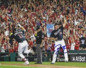 Autographed TIM BOGAR  8X10 Washington Nationals photo with COA - Picture 1 of 1