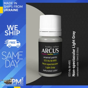 Pintura Arcus 514 Esmalte USAF No Espectacular Gris Claro Color Saturado 10ml - Imagen 1 de 3