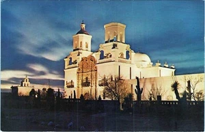Mission San Xavier Del Bac Tucson Arizona Postcard By Jim Yett Unposted - Picture 1 of 2