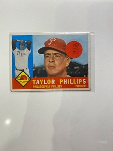 1960 topps baseball Taylor Phillips #211