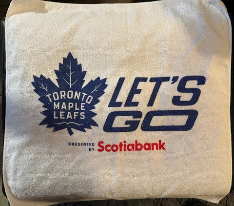Toronto Maple Leafs rally towel 2022-2023 Playoffs - Round 1 Game 1 Cover