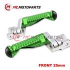 For Kawasaki Zzr 1400 Zx14r Zx14 06-21 Mpro 25Mm Extended Green Front Foot Pegs