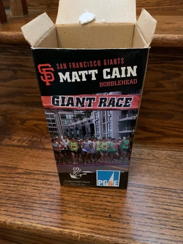 2012 MLB SF San Francisco Giants Race SGA Bobblehead Matt Cain Cover