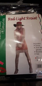 Ladies 1970's Fancy Dress Costume-Red -M - Picture 1 of 1