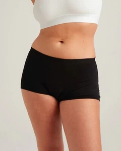 saalt Wear period underwear Leakproof Comfort Boyshort - Super black - Bild 1 von 6