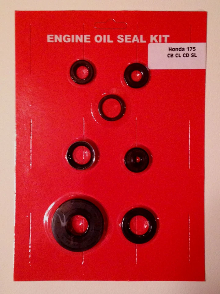 Honda CB175 Oil Seal Kit Engine CL175 CD175 SL175 1968 1969 1970 1971 1972 1973  - Imagem 1 de 1