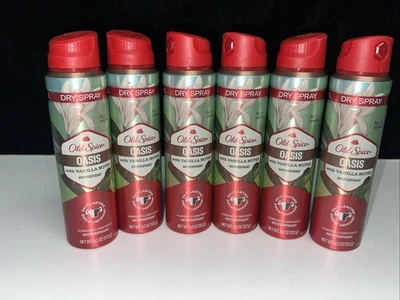 PACK de 6 spray seco invisible antipespirante Old Spice, aroma Oasis, 4,3 oz Foto 1 de 4