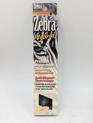 Zebra Hybrid Premium Replacement Bowstring 89", 1 Cam, New - Image 1 of 3