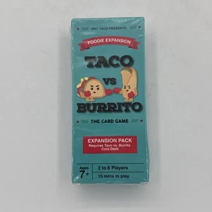 New Taco Vs Burrito Foodie Expansion Pack Card Game, 2018 - Picture 1 of 2
