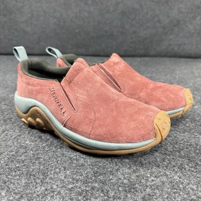 Zapato Merrell Jungle Moc para mujer 6 sin usar, en caja, rosa nobuck gamuza sin cordones cómodo informal Foto 1 de 4