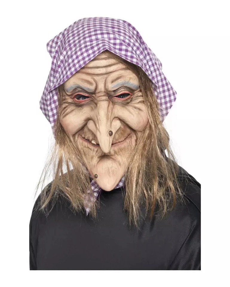 Alte Hexen Maske aus Latex - Bild 1 von 1