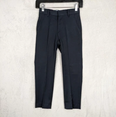 NUEVO CON ETIQUETAS Tommy Hilfiger Pantalones de Vestido Niños 8 Azul Marino Clásico Poliéster Lana Preppy Foto 1 de 4