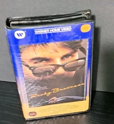 Risky Business (VHS 1983) Warner Home Video, Clamshell Case RARE - Imagem 1 de 3