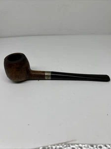 Sterncrest LHS Briar Billiard Pipe w/Original Sterling Silver Band - Picture 1 of 7