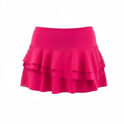 Lucky in Love Tenis Falda Volantes Skort Pantalones Cortos Rosa Caliente Atlético Para Mujer M Foto 1 de 4