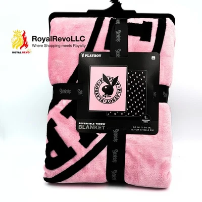 Playboy Circle Logo Fleece Blanket - Image 1 of 4