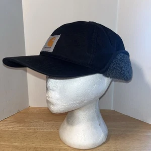 Carhartt Winter Fall Hunting Work Hat Fleece Lined Earflap Cap Medium/Large - Picture 1 of 14