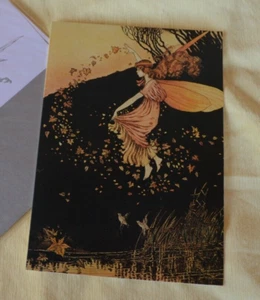 NEW Laughing Elephant Fairies Fairy Folded Birthday Card Magical Birthday #872 - Picture 1 of 4