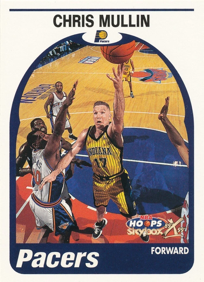 Chris Mullin 1999-00 Skybox NBA Hoops Decade #86 Indiana Pacers basketball card - Image 1 of 1
