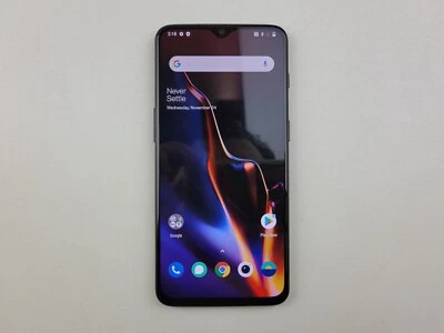 Smartphone Preto (GSM Desbloqueado) (T-Mobile) - OnePlus 6T (A6013) 128GB - J1812 - Imagem 1 de 4