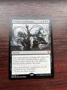 1x PROFANE TRANSFUSION - Commander - MTG - Magic the Gathering - Picture 1 of 1