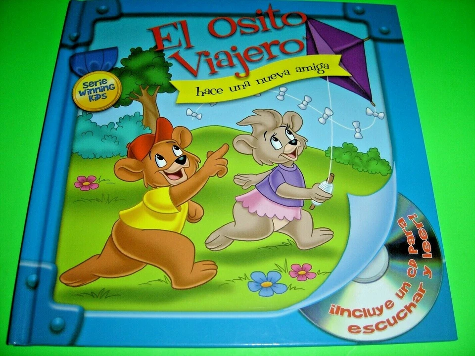 El Osito Viajero Hace Una Nueva Amiga Book And CD NEW - Image 1 of 1