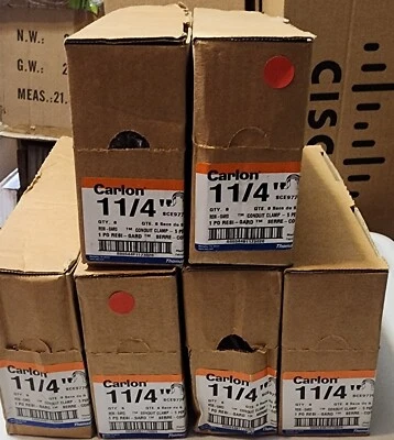 CARLON SCE977GC 1-1/4" CONDUIT CLAMP BAG (WITH 5 CLAMP) ( BOX OF 8 QTY BAG) - Image 1 of 3