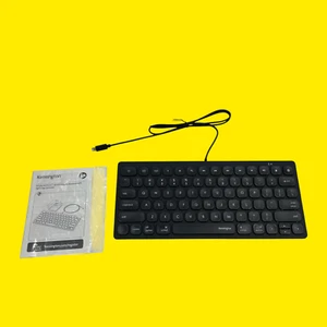 Kensington Compact USB-C Keyboard K75505 Black #5324 z56/3 (TC) - Picture 1 of 10