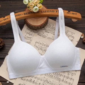 Girl Bras Thin Padded Soft Cotton Brassiere Sexy Stretch Cozy Maiden Lingerie Bh - Picture 1 of 14