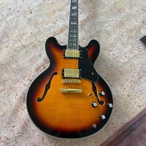 Special offer! Custom ES-335 semi-hollow electric guitar Chrome-plated hardware - Picture 1 of 11