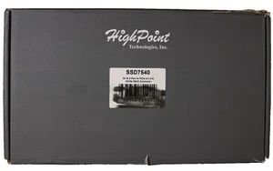 HighPoint SSD7540 PCI-Express PCIe 4.0 x16 8-Port M.2 NVMe RAID Controller - Picture 1 of 7