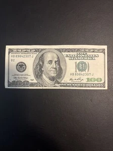 $100 bill (One Hundred Dollar Bill) - Series 2006 - Picture 1 of 2