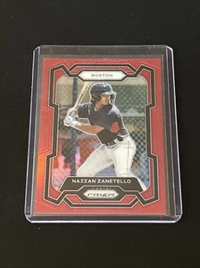 NAZZAN ZANETELLO 2024 Panini Prizm RED PRIZM /299 Red Sox - Picture 1 of 2