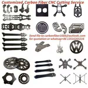 Customized CNC Cutting Service Carbon Fiber Sheet Processing Carbon Plate Board - Picture 1 of 5