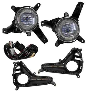 Fog Lamp set for Hyundai I10 Grand (Right & Left Sides) Complete Kit 2016-2019 - Picture 1 of 2