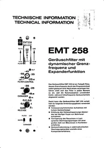 Manual de servicio EMT 258 - Imagen 1 de 1
