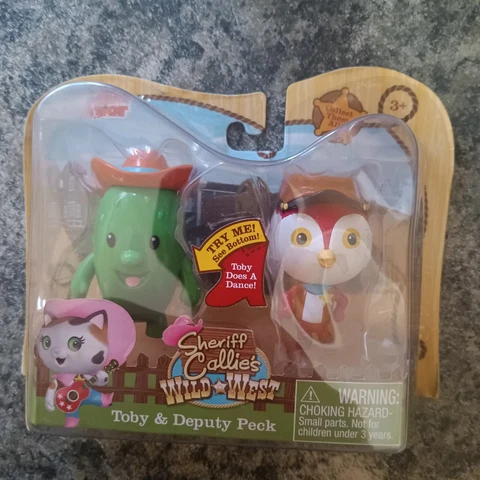 Disney Junior Sheriff Callie's Wild West Toby & Deputy Peck 2015 NIP Cover