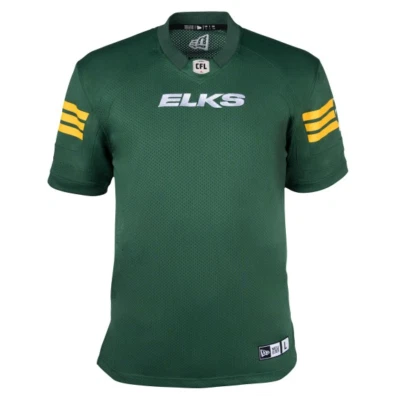 Camiseta de fútbol local réplica de Edmonton Elks New Era CFL - verde para hombre Foto 1 de 2