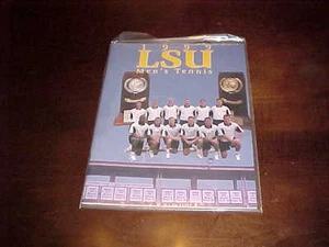 1999 LSU Tigers NCAA College Tennis Media Guide - Picture 1 of 1