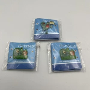 3 x lila Ronnie Charity Pin Anstecker neu versiegelt - Bild 1 von 2