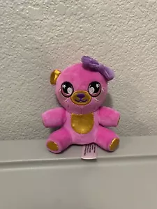 Squeezamals Pink & Gold BEAR PLUSH - Picture 1 of 2