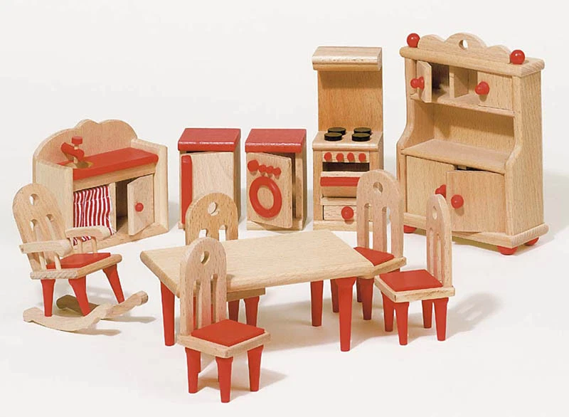 Melody Jane Puppenhaus-Trittleitern Set – Weiß, Holz, 1:12 Maßstab