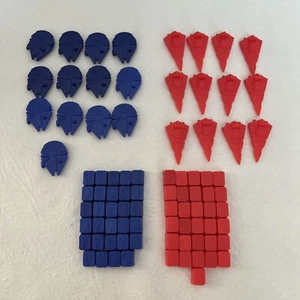 Monopoly Star Wars Houses & Hotels Ships Fighters Replacement Game Parts 1997 - Picture 1 of 9