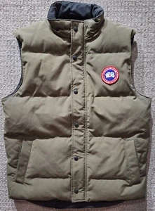 Canada Goose Men’s Garson Vest Military Green Size Large EUC - Picture 1 of 18