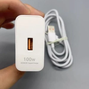Chargeur Mural Original Honor 100W Supercharge avec Câble 6A pour Honor Magic6 Pro - Photo 1 sur 10