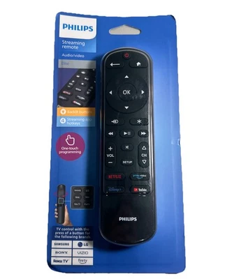 Philips One-Touch Programming Streaming Replacement Remote - BRAND NEW SEALED - Image 1 of 4
