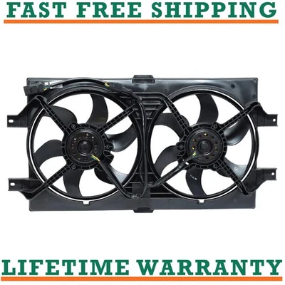 Radiator Condenser Fan Assembly For 98-04 Dodge Intrepid 3.5L 2.7L 3.2L  Foto 1 de 4