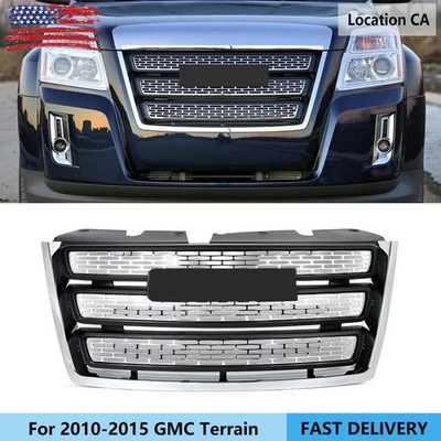 For GMC Terrain SL SLE SLT 2010-2015 Chrome Front Bumper Grille Grill Assembly Foto 1 de 4