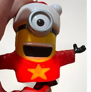 Despicable Me Minions Kunststoff Rucksack Clip Schlüsselanhänger Santa Weihnachten beleuchtet - Bild 1 von 10